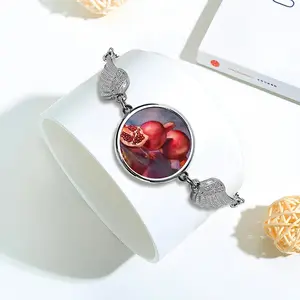 The Pomegranates Winged Circular Bracelet