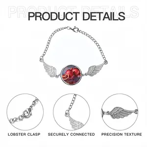 The Pomegranates Winged Circular Bracelet