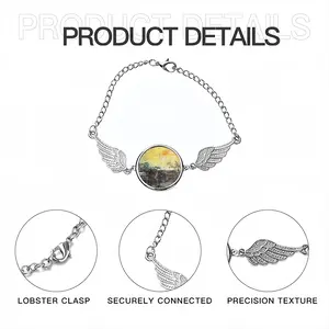 Singing Of The Sun Winged Circular Bracelet