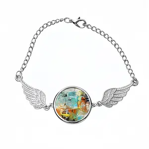 Unrestrained Zest For Life Winged Circular Bracelet