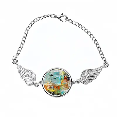 Unrestrained Zest For Life Winged Circular Bracelet