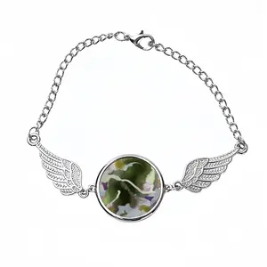 Mallow I Winged Circular Bracelet