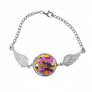 Sherbet Summer Winged Circular Bracelet