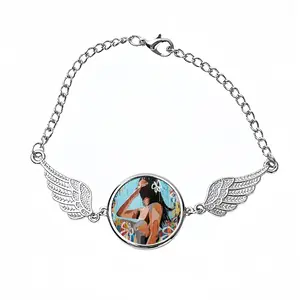 At The Beach Winged Circular Bracelet