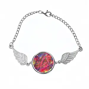 Surrender Winged Circular Bracelet