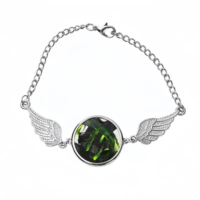 Stagnant Winged Circular Bracelet