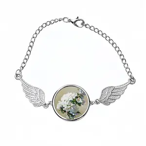 Apple Blossom Winged Circular Bracelet