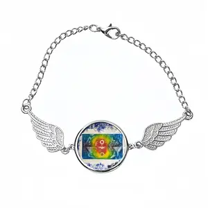 Another Destiny Winged Circular Bracelet