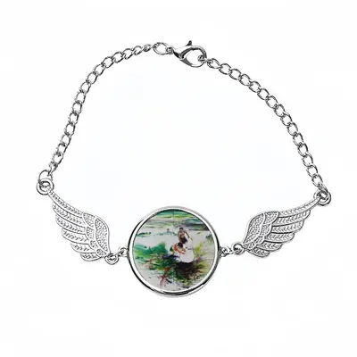 The Surfboard Winged Circular Bracelet