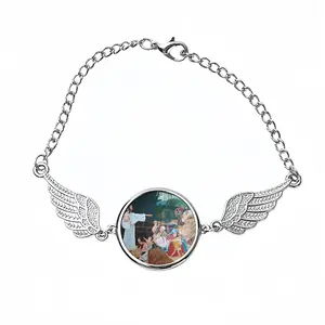 Culture Of Life Winged Circular Bracelet