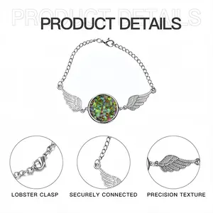 Sketchpad 9157 Winged Circular Bracelet