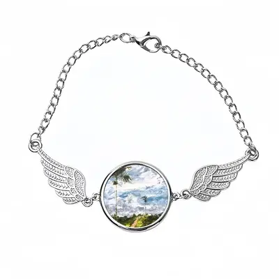 The Path To Ubud Winged Circular Bracelet