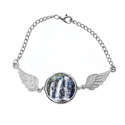 Pencil Falls Winged Circular Bracelet