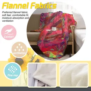 Surrender Flannel Blanket (Multi-Size, Vertical)