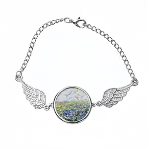 Night Dreaming Winged Circular Bracelet