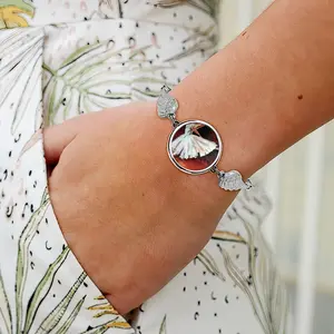 The Ballerina Winged Circular Bracelet