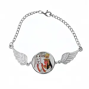 Creating History Winged Circular Bracelet