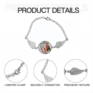 Creating History Winged Circular Bracelet