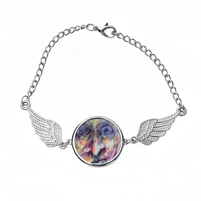 The Race Is On Winged Circular Bracelet