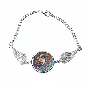 Co-Existence Winged Circular Bracelet