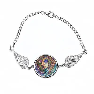 Co-Existence Winged Circular Bracelet