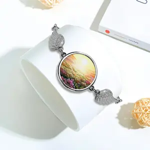 Sea Of Flowers Winged Circular Bracelet