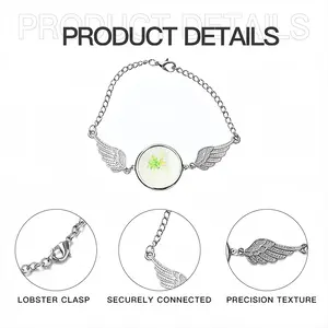 Start Afresh Winged Circular Bracelet