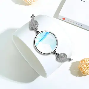 Fulfillment Winged Circular Bracelet