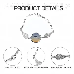 Celestial Birds Winged Circular Bracelet