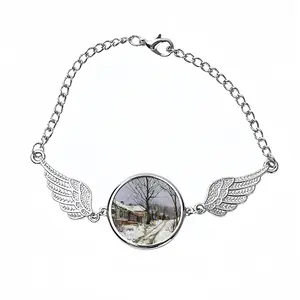 Traditional Russian Village Winged Circular Bracelet