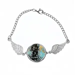 Singing In The Rain Winged Circular Bracelet