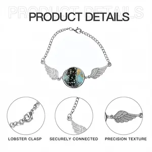 Singing In The Rain Winged Circular Bracelet