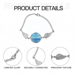 Cliffside Beach Winged Circular Bracelet