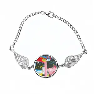 Pointless Winged Circular Bracelet