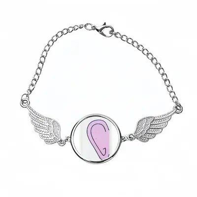 At Last A Picture I Can Talk To Winged Circular Bracelet