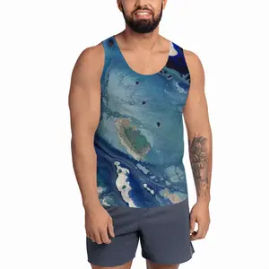 Men Water Creature Cropped Sports Vest