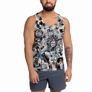 Men At The Autumn Park Sports Vest