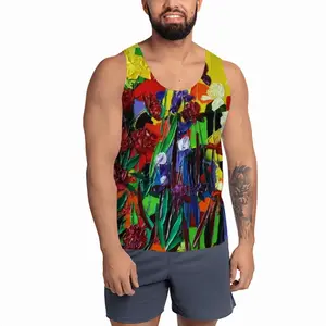 Men Irises And Peonies The Painter Garden Sports Vest