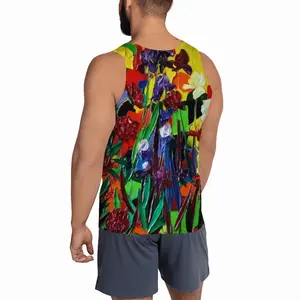 Men Irises And Peonies The Painter Garden Sports Vest