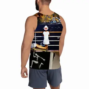 Men Upstairs Downstairs Sports Vest