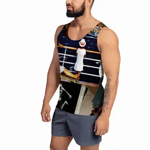 Men Upstairs Downstairs Sports Vest