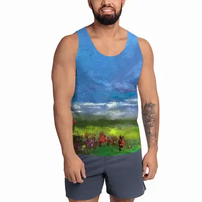 Men Happens By The Sea Sports Vest