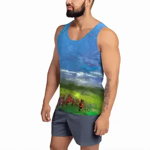 Men Happens By The Sea Sports Vest