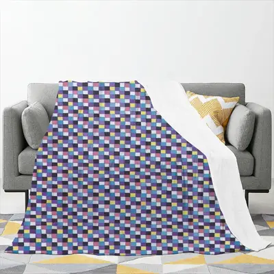 Colorful Flannel Blanket (Multi-Size, Vertical)