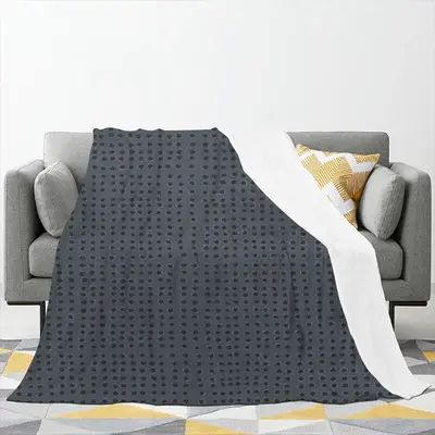 Anthracite Flannel Blanket (Multi-Size, Vertical)