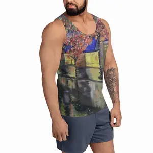 Men Sydney On Rainy Night Sports Vest