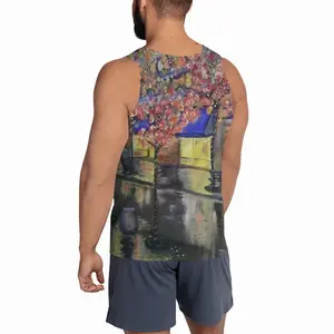 Men Sydney On Rainy Night Sports Vest