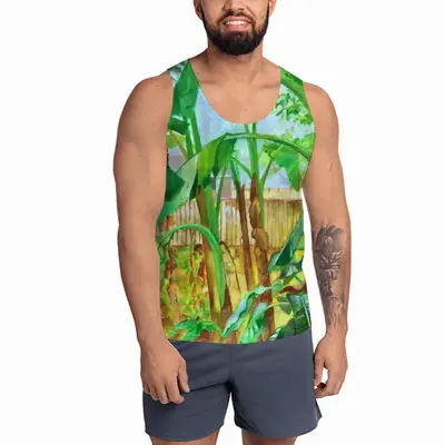 Men Backyard Banana Trees Sports Vest