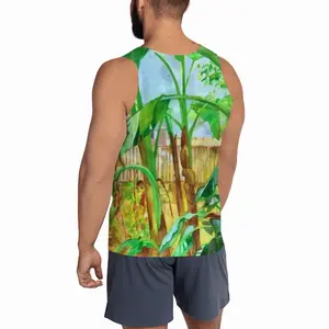 Men Backyard Banana Trees Sports Vest