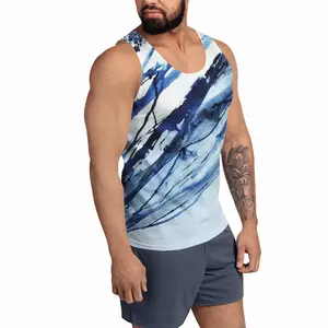 Men Abstraction Vibration I Sports Vest